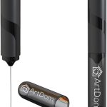 Mini Mixer Portátil Potente com Tampa, Misturador de Leite ArtDom em Inox para Bebidas Cremosas e Saudáveis