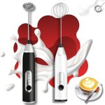 Mini mixer elétrico portátil recarregável com 3 velocidades. Ideal para bebidas, ovos e receitas rápidas. Inox, sem fio e USB – Qualidade Premium LNSTORE