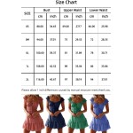 Minivestido feminino de verão com manga e babados e decote em coração - Imagem 2