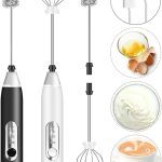 Misturador Mini Mixer 2 em 1 Fuê Portátil Elétrico Recarregável USB 3 Velocidades