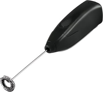 Mixer Elétrico Portátil Premium Misturador Batedor Espumador de Bebidas Ovos Leite Café Sem Fio Agitador para Casa e Cozinha a Pilha