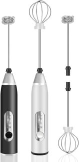 Mixer Misturador De Bebidas Batedor de Ovos Processador Elétrico Recarregável Portátil Inox Fue Multifuncional Premium Sem Fio Carregamento Usb Três Velocidades De Alta Potência