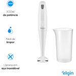 Mixer de Mão 200W Elgin Compacto e Leve, ergonômico e fácil de limpar Branco 110v - Imagem 2