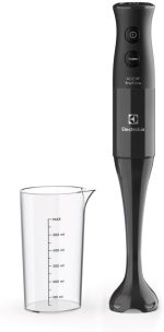 Mixer de mão Electrolux Preto 400W com Tecnologia TruFlow 1 velocidade função turbo EIB05 127V