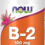 NOW Foods - Riboflavina Vitamina B2 100 mg - 100 Cápsulas vegetarianas