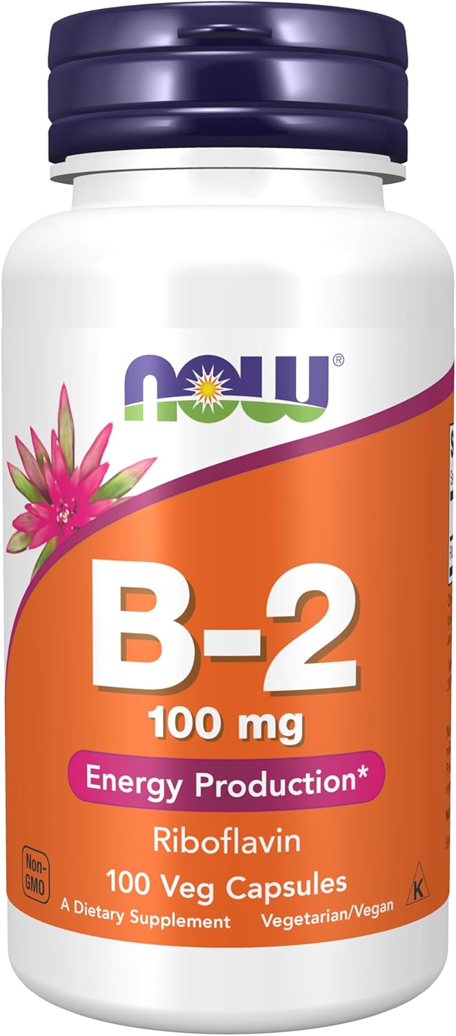 NOW-Foods-Riboflavina-Vitamina-B2-100-mg-100.jpg NOW Foods - Riboflavina Vitamina B2 100 mg - 100 Cápsulas vegetarianas