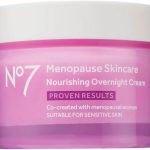 No7 Menopause Skincare Nourishing Overnight Cream - Creme Noturno Hidratante Com Ácido Hialurônico Para Pele Seca E Sensível Na Menopausa - Lipídios Reafirmantes Para A Pele, Ceramidas + Isoflavonas