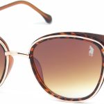 Óculos de Sol Polo London Club Gateado Médio com Lentes Degradê UV400 contém Case Couro ECO, Feminino