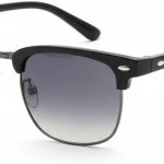 Óculos de Sol Polo London Club, estilo Club Master Quadrado Com Lentes Fume Preto contém com Case ECO, Unissex