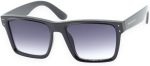 Óculos de Sol Unissex Polo London Club, Design Quadrado REVERSE Way Farer Proteção UV400 em Policarbonato - Kit contém Case Couro ECO