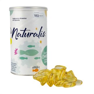 Óleo de Peixe Omega-3 Tradicional Naturalis 180 Cápsulas