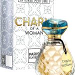 PARIS ELYSEES - Charm of a Woman - Eau de Parfum para mulher - Fougère Oriental - Notas de lavanda e baunilha - Colónia mulher - frasco de 100 ml