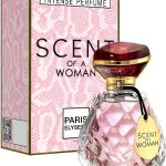 PARIS ELYSEES ParfuMS Scent of a Woman Eau de Parfum para mulher, floral oriental – notas de pera, Neroli e Âmbar – Vaporizador de perfume, 100 ml