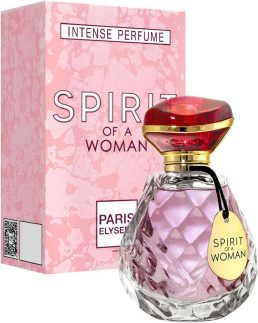PARIS ELYSEES - Spirit of a Woman - Eau de Parfum para mulher - Floral Chipre, notas de pera, rosa e pachili - Colónia mulher - frasco de 100 ml