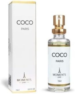 PERFUME FEMININO DE BOLSO BOLSA IMPORTADO COCO MOMENTS PARIS 15 ML - INSPIRADO NO COCO MADE MOISEL LE CH - 15ml