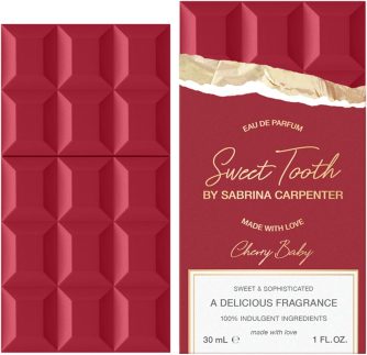 Perfume Feminino Aroma Beleza Sabrina Carpenter - Perfume de Longa Duração - Perfume Floral Doce (Cherry Baby - 1 Onça Pacote com 1)