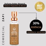 Perfume Unisex Amber Monarch Arabe 15ml Moments Paris Fragrância Oriental Amadeirado Noite Dia Fixação Edp Spray Presente Homem Mulher