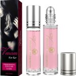 Perfumes de feromônios, perfumes de feromônios para mulheres, óleo de perfume roll-on natural de longa duração, charme e confiança de feromônios, perfume de viagem