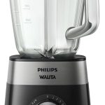 Philips Walita Preto Liquidificador Série 5000, Jarra Vidro, Copo de 2 L, Copo de 2 L, Lâminas removíveis, 1200W, 220V (RI2242/92)
