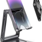Porta Celular Mesa, Suporte Rotativa para Telefone, Suporte de Suporte para Tablet para Mesia, Supor te de Telefone para Suporte de Telefone Celular de Mesa Ajustável Compatível