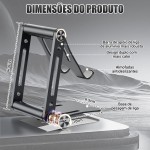 Porta Celular Mesa, Suporte Rotativa para Telefone, Suporte de Suporte para Tablet para Mesia, Supor te de Telefone para Suporte de Telefone Celular de Mesa Ajustável Compatível - Imagem 2