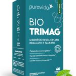 Puravida Vitaminas Bio Trimag Magnésio Bisglicinato Dimalato Taurato 60 Cápsulas