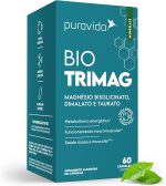 Puravida Vitaminas Bio Trimag Magnésio Bisglicinato Dimalato Taurato 60 Cápsulas
