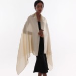 RUI VTRON Lenço Bege Feminino, Xales E Envoltórios De Pashmina Para Vestidos De Noite, Como Lenço De Seda Chiffon Para Casamento Nupcial - Imagem 2
