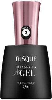 Risqué Top Coat Fixador Diamond Gel Cremoso - 9, 5 ml