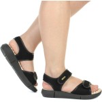 Sandália Papete Feminina Ortopédica Anatômica Massageadora Leve Macia Utra Conforto Via Angel 56.04 - Imagem 2