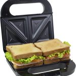 Sanduicheira Elétrica Mallory Supreme Toast – Compacta, Placas Antiaderentes, Faz 2 Pães, Cortes Precisos, Luzes LED e Alça com Trava - 220V