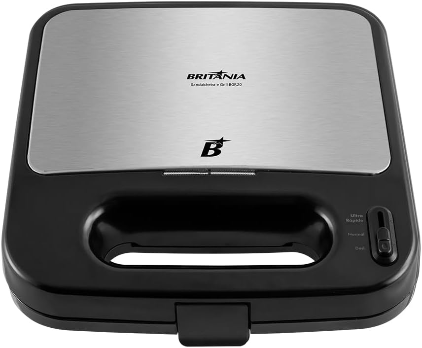 Sanduicheira-e-Grill-Britania-BGR20-2-em-1-1500W-220V.jpg Sanduicheira e Grill Britânia BGR20 2 em 1 1500W 220V