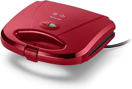 Sanduicheira e Mini Grill Multilaser Gourmet 127V 750W Vermelha - CE148