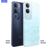 Smartphone Celular JOVI Y19s 256GB, 8GB RAM (4GB + 4GB Expansiva), Câmera Dupla 50MP, Tela 90Hz, Bateria 5500mAh, Carregamento Rápido 15W, Unisoc T612 Octa-Core 1.8GHz, IP64, Android 15, Preto Safira - Imagem 2