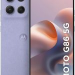 Smartphone Motorola Moto g86 5G - 512GB 24GB (8GB RAM+16GB Ram Boost) Tela 1.5K pOLED, 50MP Sony camera OIS Moto AI, videos em 4K, IP68 + IP69 - Lilas