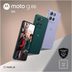 Smartphone Motorola Moto g86 5G - 512GB 24GB (8GB RAM+16GB Ram Boost) Tela 1.5K pOLED, 50MP Sony camera OIS Moto AI, videos em 4K, IP68 + IP69 - Verde Escuro - Imagem 2