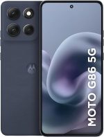 Smartphone Motorola Moto g86 5G Grafite + Fone Bluetooth Buds - 256GB 24GB (8GB RAM+16GB Ram Boost) Tela 1.5K pOLED, 50MP Sony camera OIS Moto AI, videos em 4K, IP68 + IP69