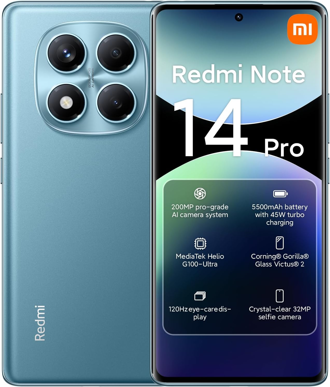 Smartphone-Xiaomi-Redmi-Note-14-Pro-4G-Ocean-Blue-Azul.jpg Smartphone Xiaomi Redmi Note 14 Pro 4G Ocean Blue (Azul Oceano) 8GB RAM 256GB ROM