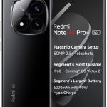 Smartphone Xiaomi Redmi Note 14 Pro+ Plus 5G Preto 8GB RAM 256GB ROM NFC Modelo 24115RA8EG