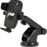 Suporte Celular Carro Universal com Ventosa Forte – Suporte Veicular Painel e Para-brisa, Rotação 360° para Smartphone GPS (4 a 7 Polegadas)