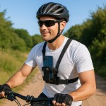 Suporte Peito Peitoral Para Celular E Câmera Esportiva Gopro Chest Band Ajustável 360° Colete Para Vídeo E Filmagem Esporte Moto E Bike Compatível Smartphone, Camera Ação Confortável - Imagem 2
