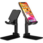Suporte Universal de Mesa para Celular e Tablet – Ajustável, Dobrável, Antiderrapante e Portátil - Premium - Imagem 2