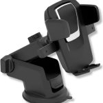 Suporte Veicular Universal Com Ventosa Resistente e Braço Ajustável 360° Antiqueda e Antivibração, Fixação Forte no Painel ou Para-Brisas Compativel Com GPS e Celulares Android/IOS