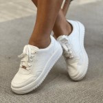 Tênis Feminino Casual Pelica Preto Branco Vizzano 1389.101 - Imagem 2