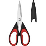 Tesouras de cozinha multiuso, resistentes, tesouras de cozinha para alimentos, conjunto de utensílios de cozinha, tesouras de carne, aves, alimentos, lava-louças, ferramentas utilitárias, presente - Imagem 2