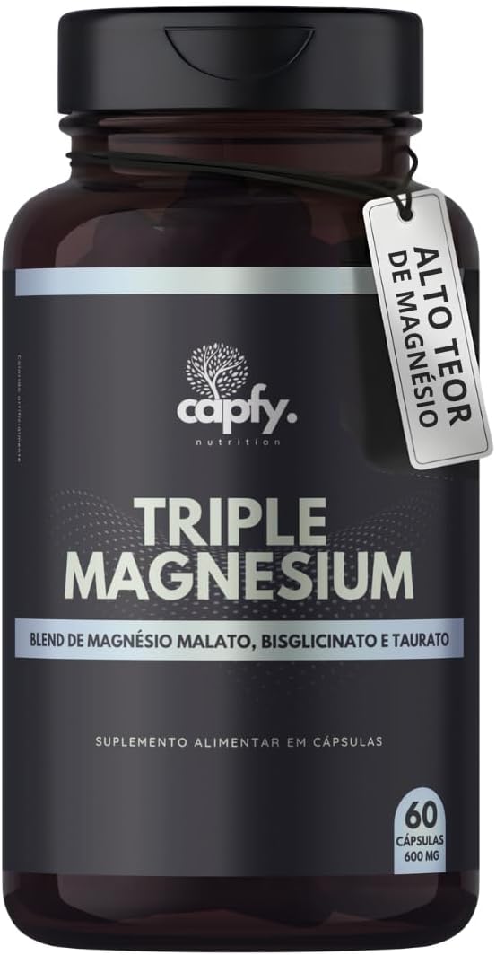 Tri-Magnesio-Malato-Taurato-Bisglicinato-600-mg-60-Capsulas-Triple.jpg Tri Magnésio Malato Taurato Bisglicinato 600 mg 60 Cápsulas Triple Magnesium Premium Alta Concentração Capfy. Nutrition