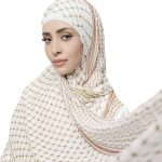 URGARMENT Lenço palestino Keffiyeh Shemagh Hijab, chapéu árabe muçulmano Kuffiyeh