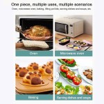 Utensílios de cozinha com clipe de prato para assar em casa, forno de silicone universal, dois dedos, clipe de mão, 2 peças, laranja - Imagem 2