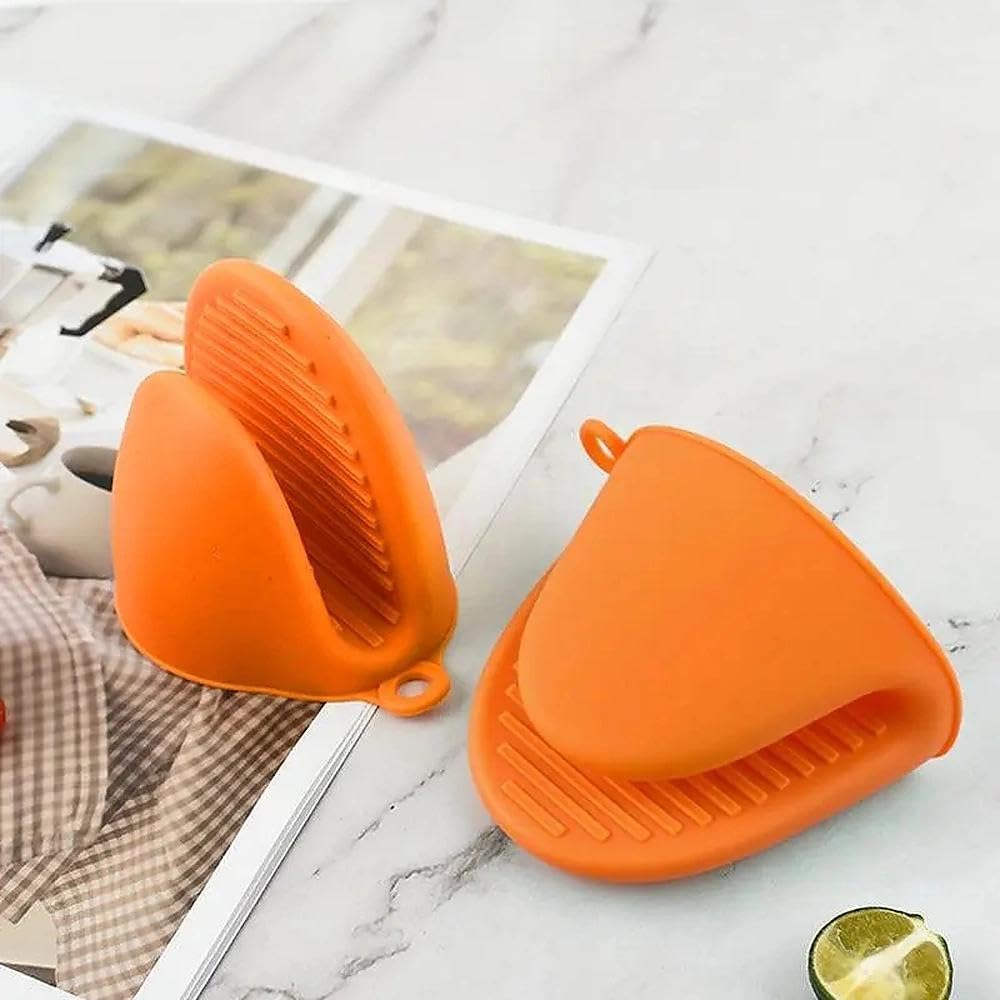 Utensilios-de-cozinha-com-clipe-de-prato-para-assar-em.jpg Utensílios de cozinha com clipe de prato para assar em casa, forno de silicone universal, dois dedos, clipe de mão, 2 peças, laranja