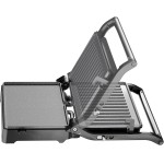 WAP Sanduicheira Grill em Inox WS1000 2 em 1 com Abertura 180° e Coletor de Gordura Removível, Antiaderente 1000W 127V - Imagem 2